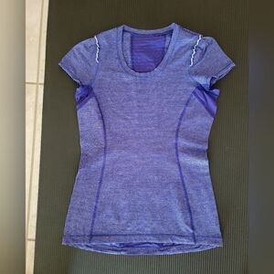 Striped Purple Athletic Top